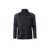 Trainingsshirt B Vertigo Edmund heren met ritssluiting - Donker marineblauw / schaduwblauw