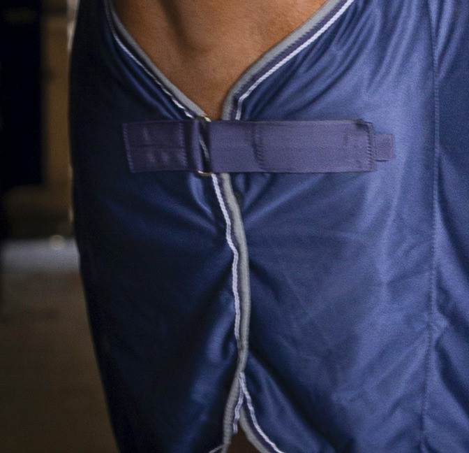 Equithème Microfleece Standaard Shirt Marineblauw