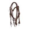 Western hoofdstel Lakota met teugels - Donkerbruin