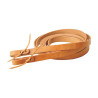 Lakota teugels van leer 1,6 cm 2,2 m - Natuurlijk
