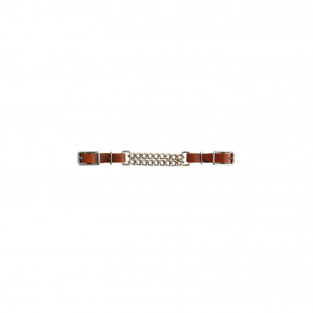 Lakota lederen armband met dubbele ketting