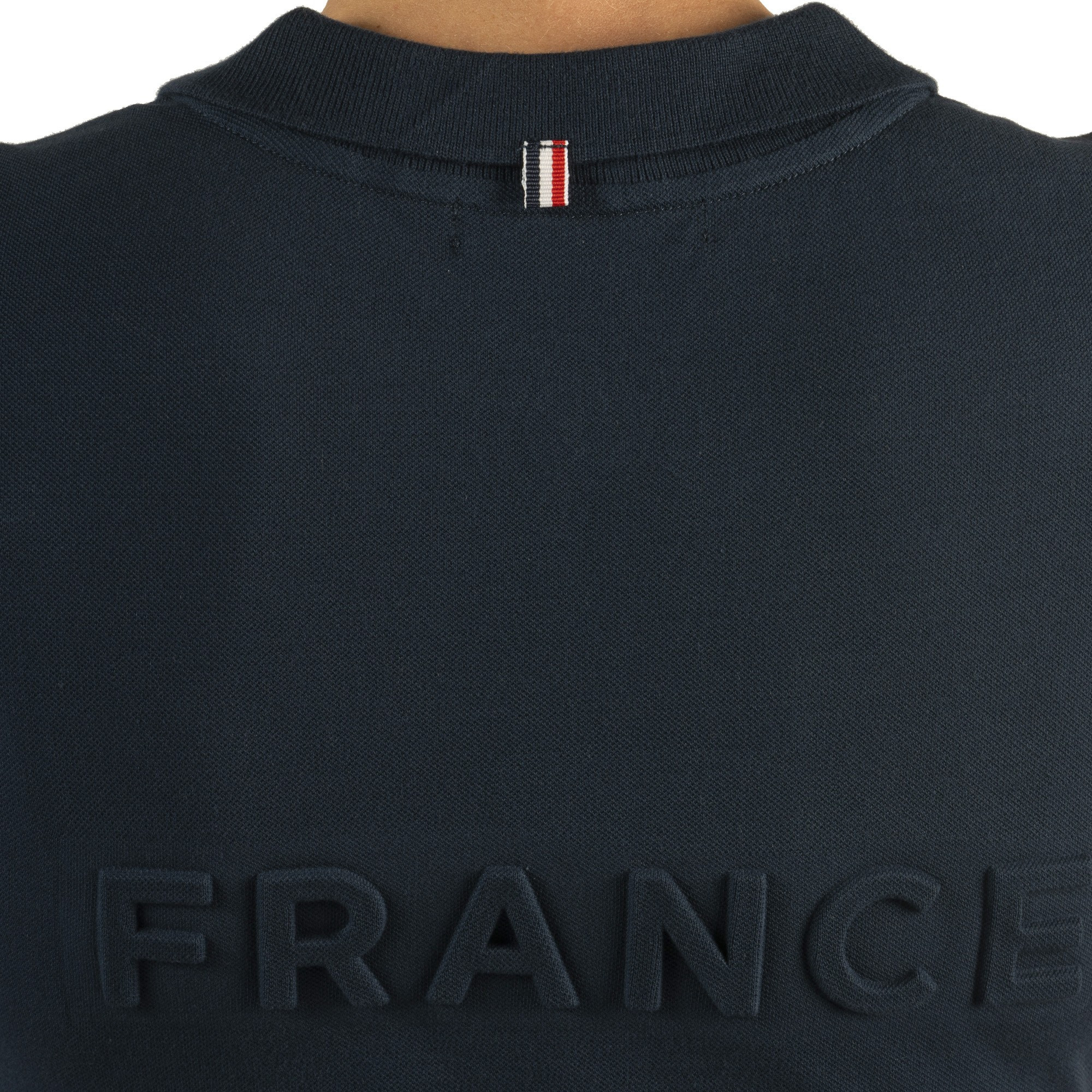 Damen-Poloshirt France Collection Flags & Cup Marineblauw
