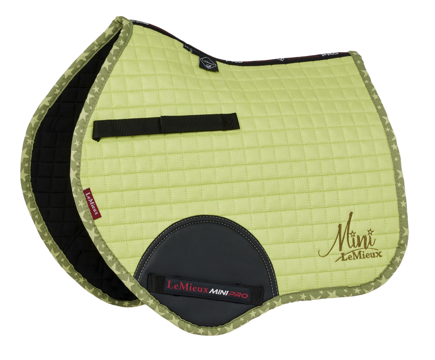 Mini LeMieux Suede Jump Vierkant Tapis Chilli oud model Rood