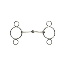 Mors Dutch Gag met 2 ringen Korsteel