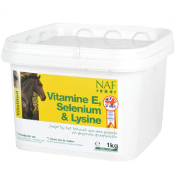 Vitamine E, Selenium en Lysine NAF Vitamine E, Selenium en Lysine NAF