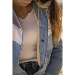 Blouson Pénélope Lecciblock Arctisch blauw Blouson Pénélope Lecciblock Arctisch blauw
