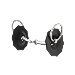 LeMieux gevormde rubberen bitringen Zwart