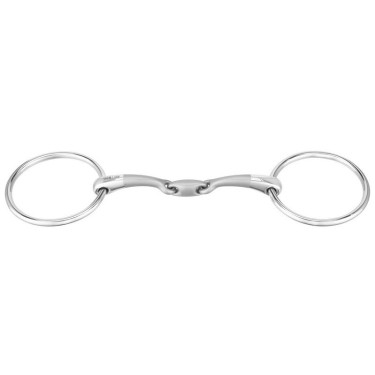 Sprenger Satinox dubbel gebroken bit met 2 ringen