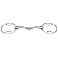 Mors 2 anneaux Sprenger Satinox à passes double brisure