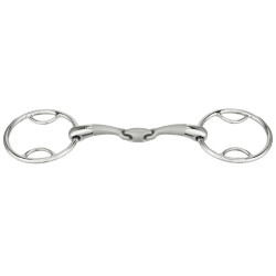 Bit 2 ringen Sprenger Satinox met dubbel gebroken mondstuk Bit 2 ringen Sprenger Satinox met dubbel gebroken mondstuk