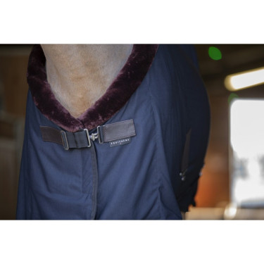 Droogdeken Equithème Teddy Zwart / bruin Droogdeken Equithème Teddy Zwart / bruin