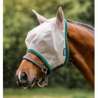 Vliegenmasker Horseware Amigo Beige / groen