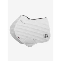 LeMieux wedstrijd zadeldek close contact vierkant - katoen Oud model wit