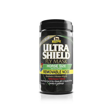 Vliegenmasker met oren en neusbeschermer Absorbine Ultrashield Vliegenmasker met oren en neusbeschermer Absorbine Ultrashield