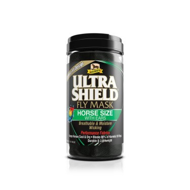 Vliegenmasker met oren Absorbine Ultrashield Vliegenmasker met oren Absorbine Ultrashield