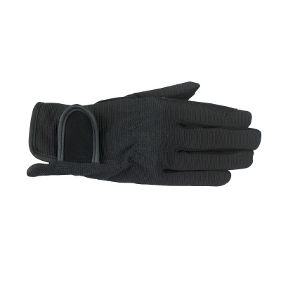 Ruiterhandschoenen multi-stretch Zwart