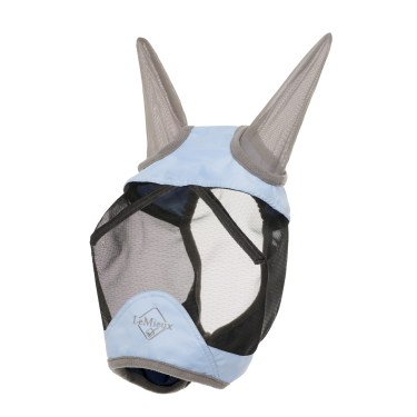 Vliegenmasker LeMieux Visor-Tek oren Mist Blauw