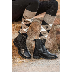 Laarzen Horze leer Horze Kingston dubbele ritssluiting dames Zwart Laarzen Horze leer Horze Kingston dubbele ritssluiting dames Zwart