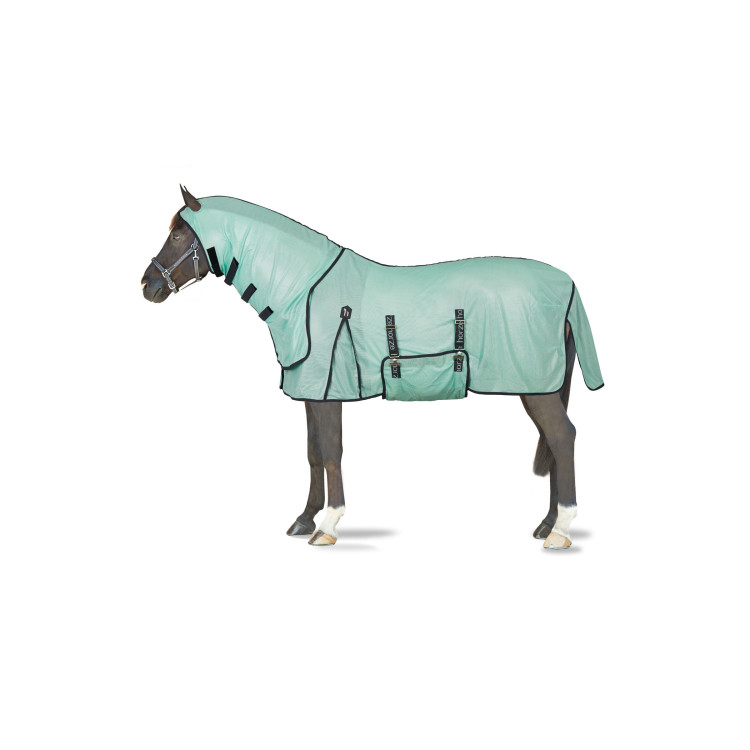Vliegendeken Horze Paso Fino met halsstuk en UV-bescherming Vliegendeken Horze Paso Fino met halsstuk en UV-bescherming