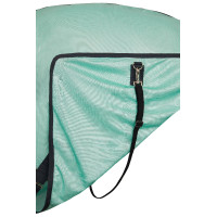 Vliegendeken Horze Paso Fino met halsstuk en UV-bescherming Titaan grijs Vliegendeken Horze Paso Fino met halsstuk en UV-bescherming Titaan grijs