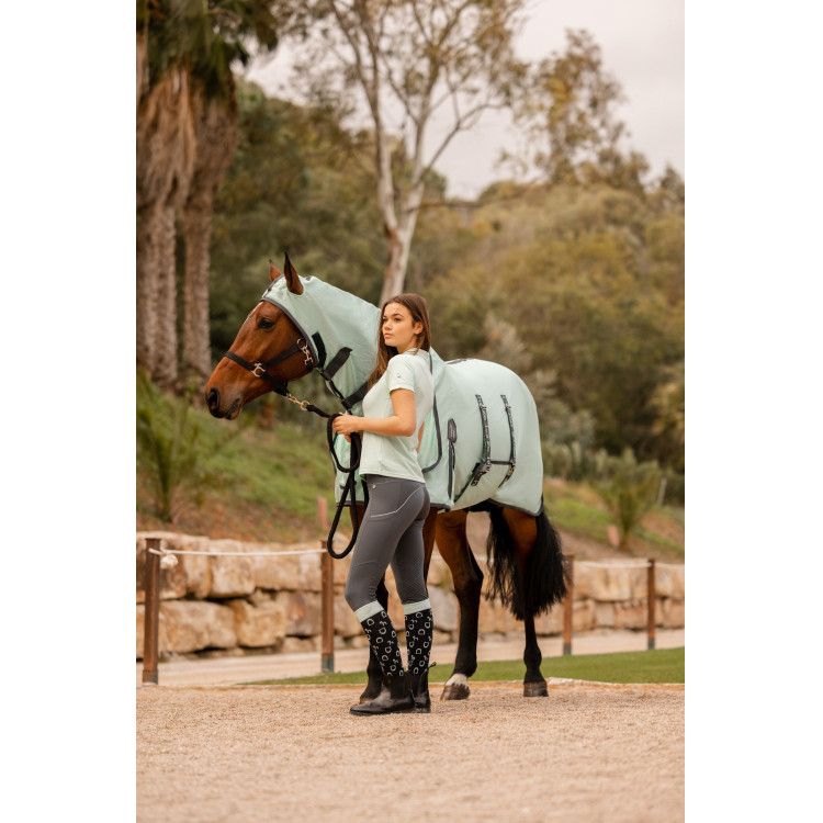 Vliegendeken Horze Paso Fino met halsstuk en UV-bescherming Vliegendeken Horze Paso Fino met halsstuk en UV-bescherming