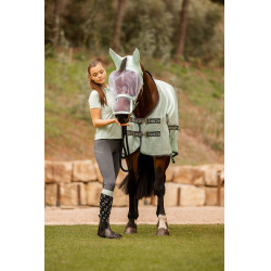 Vliegendeken Horze Paso Fino met UV-bescherming Groene beek Vliegendeken Horze Paso Fino met UV-bescherming Groene beek