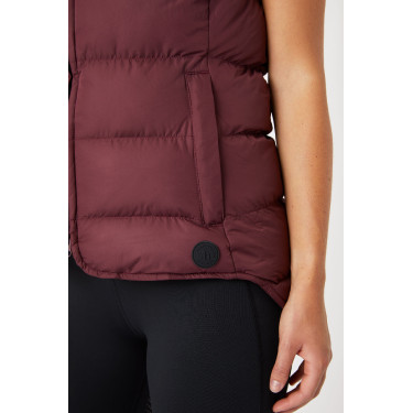 Mouwloze bodywarmer met capuchon Horze Callie dames Mouwloze bodywarmer met capuchon Horze Callie dames