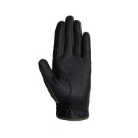 Rijhandschoenen B Vertigo Laia dames met bedrukt logo Smaragdgroen