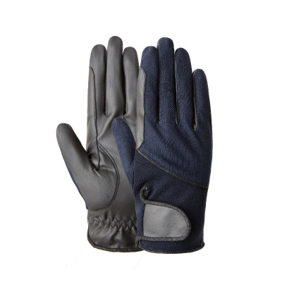 Gants d'équitation été Horze Leni femme Marine foncé