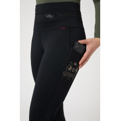Legging d'équitation B Vertigo Caitlin taille haute et fond intégral femme Gris anthracité foncé Legging d'équitation B Vertigo Caitlin taille haute et fond intégral femme Gris anthracité foncé