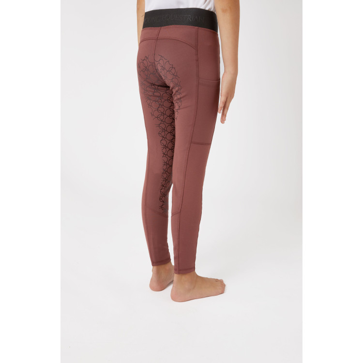 Paardrijlegging silicone Horze Leighton Junior met full grip en warme voering Paardrijlegging silicone Horze Leighton Junior met full grip en warme voering
