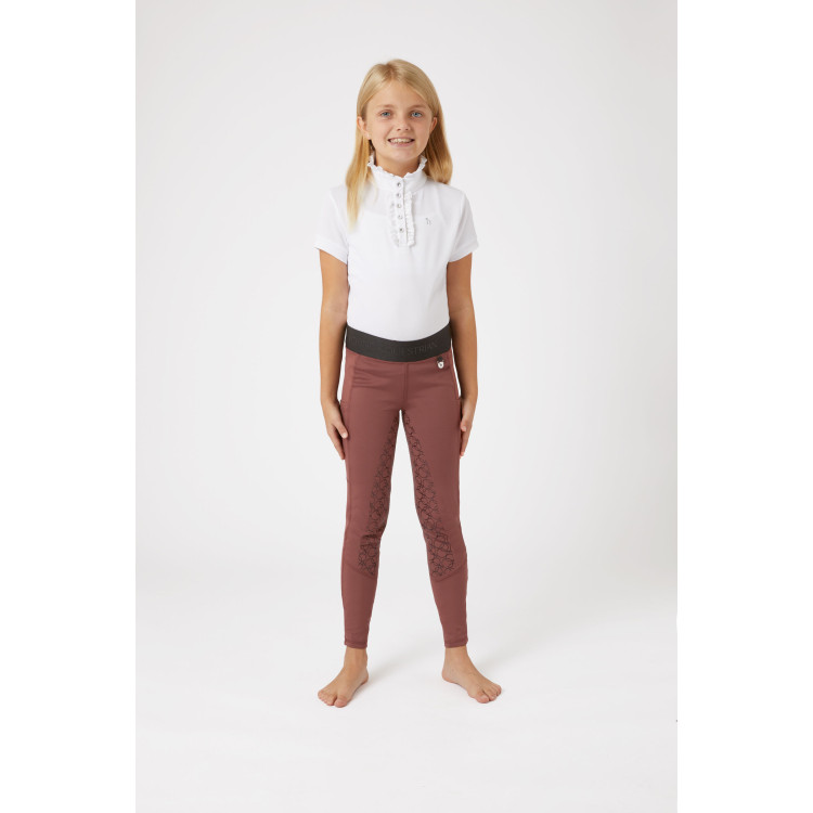 Paardrijlegging silicone Horze Leighton Junior met full grip en warme voering Paardrijlegging silicone Horze Leighton Junior met full grip en warme voering