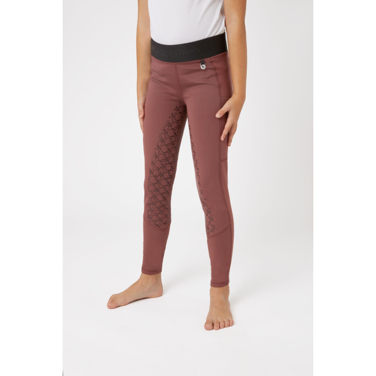 Paardrijlegging silicone Horze Leighton Junior met full grip en warme voering Paardrijlegging silicone Horze Leighton Junior met full grip en warme voering