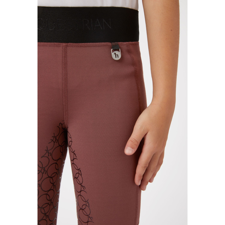 Paardrijlegging silicone Horze Leighton Junior met full grip en warme voering Paardrijlegging silicone Horze Leighton Junior met full grip en warme voering