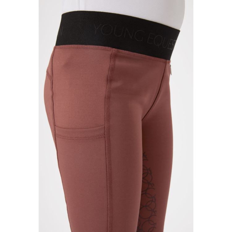 Paardrijlegging silicone Horze Leighton Junior met full grip en warme voering Paardrijlegging silicone Horze Leighton Junior met full grip en warme voering