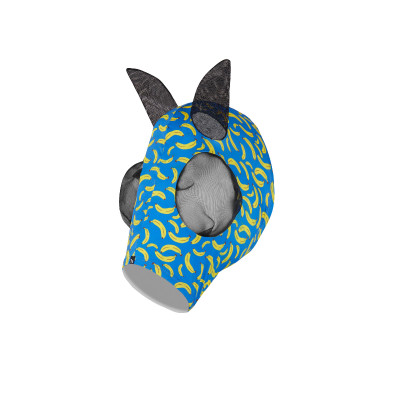 Masque anti-mouches Horze élastique à enfiler Jaune banane