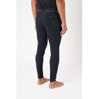 Rijbroek met kniestukken B Vertigo Damien heren Donker antracietgrijs Rijbroek met kniestukken B Vertigo Damien heren Donker antracietgrijs