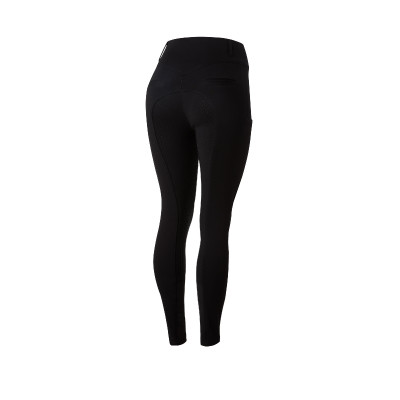 Broek met volledige grip voor alle seizoenen Horze Mira Zwart