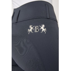 Paardrijbroek met volledige zit Meghan B Vertigo hoge taille dames Donker marineblauw Paardrijbroek met volledige zit Meghan B Vertigo hoge taille dames Donker marineblauw