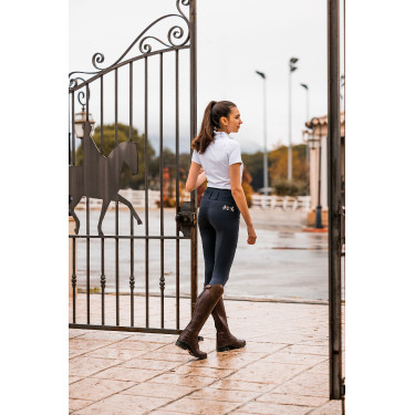 Paardrijbroek met volledige zit Meghan B Vertigo hoge taille dames Paardrijbroek met volledige zit Meghan B Vertigo hoge taille dames