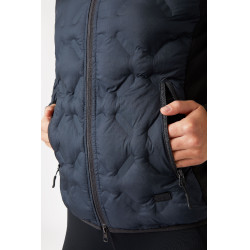 Donsjas voor paardrijden Horze Shelly dames Donker marineblauw