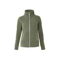 Fleece paardrijjas Horze Ellie dames Smaragdgroen