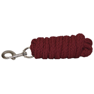 Longe tressée unie boucle blanche Canter