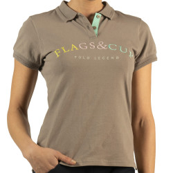 Kinderpolo Kalamata Flags & Cup Taupe Kinderpolo Kalamata Flags & Cup Taupe