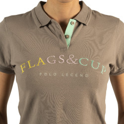 Kinderpolo Kalamata Flags & Cup Taupe Kinderpolo Kalamata Flags & Cup Taupe