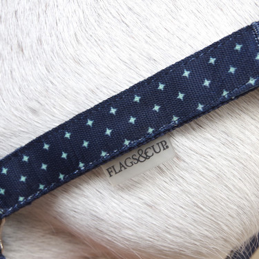 Set halster en lijn Varna Flags & Cup Taupe