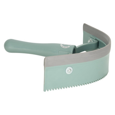 PVC gebogen warmte mes met rubber Imperial Riding Saliegroen