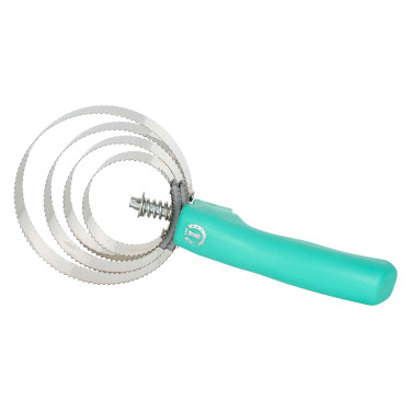 Ronde metalen rosborstel met handvat Imperial Riding Jade Blauw Ronde metalen rosborstel met handvat Imperial Riding Jade Blauw