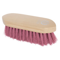 Imperial Riding Dandy harde nylon borstel met gelakt houten rug Roze
