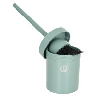 Vetkwast voor hoef met pot Imperial Riding Saliegroen